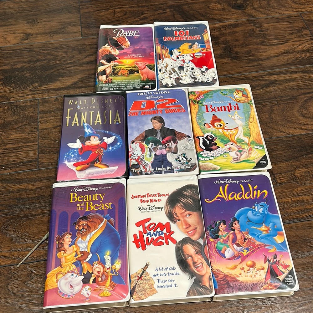 Disney VHS Tapes